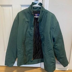 DICKIES Army Green Lined Eisenhower Mens Jacket - Size L Mens